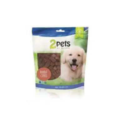 2pets Dogsnack Kaninkub 400g