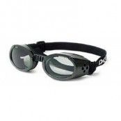 Doggles Metallic Black ILS with Light Smoke Lens