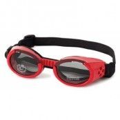 Doggles Shiny Red ILS with Light Smoke Lens