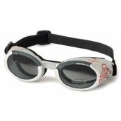 Doggles Silver Skull ILS with Light Smoke Lens